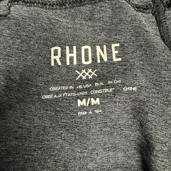 Rhone Guru Shorts Mens Medium Gray Athletic Stretch CrossFit Running 7.5" Inseam - Picture 5 of 5